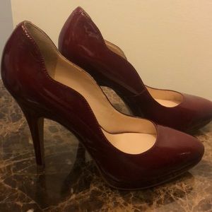 Boutique 9 deep red stiletto high heels size 7.5